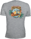 T-Shirt 14Ender® Aloha Surf⛱ grey melange
