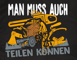 T-Shirt 14ender Man(n)muß auch teilen können