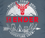 T-Shirt 14Ender®Nature needs you 2 dark slate